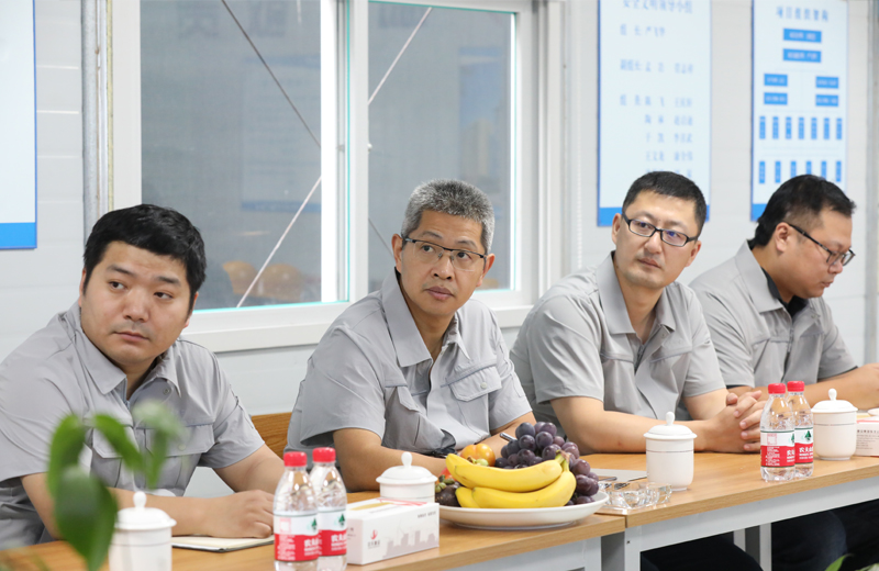 2019年8月12-13日，中天建设集团总裁吴海涛带领集团财务风控部副总经理陈剑、市场企管部总经理助理李红燕等一行来到沈阳检查走访中天东北公司，并对直营项目管理进行巡查。