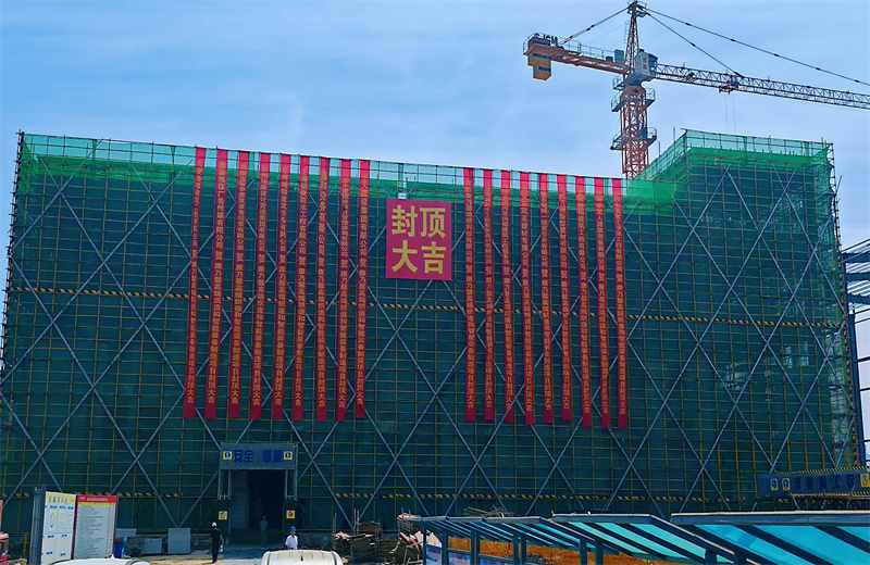 2025年5月20日，江苏公司承建的康乃馨高端织造和智能装备制造一期项目主体结构顺利封顶。