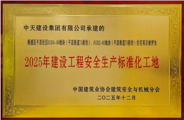 ng28南宫娱乐集团承建9个项目列为2025年建设工程安全生产标准化工地学习交流项目奖项